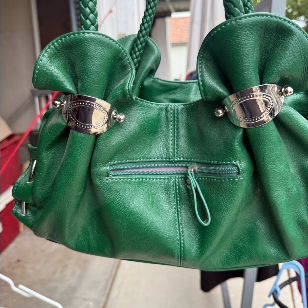 Green Leather Women's Bag